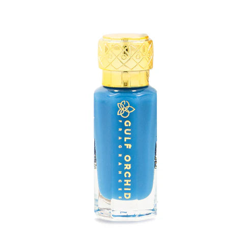 Musky floral perfume gift set – Musk Tahara Blueberry by Gulf Orchid featuring Eau de Parfum, body mist, and oil with notes of blueberry, amber, and musk.